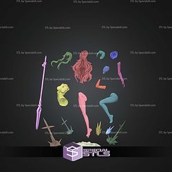 Rei Ayanami Evangelion Calm Pose STL Files
