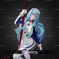 Rei Ayanami Evangelion Calm Pose STL Files