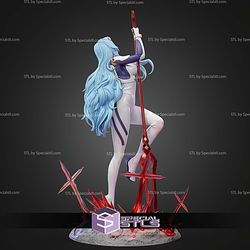 Rei Ayanami Evangelion Calm Pose STL Files