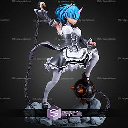 Rem ReZero 1 8 And Weapon STL Files