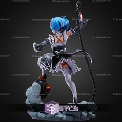 Rem ReZero 1 8 And Weapon STL Files