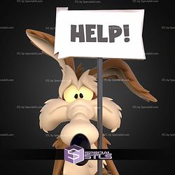 Roadrunner Coyote Sad Standalone STL Files