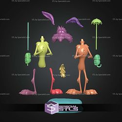 Roadrunner Coyote Sad Standalone STL Files