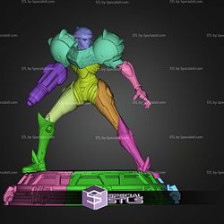 Samus Aran Metroid Prime 200mm STL Files