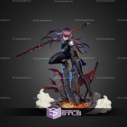 Scathach Fate Grand Order 219mm STL Files