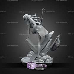 Scathach Fate Grand Order 219mm STL Files