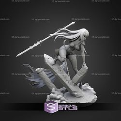 Scathach Fate Grand Order 219mm STL Files