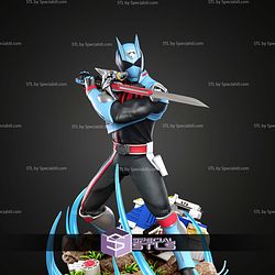 Shadow Ranger Power Rangers SPD 330mm STL Files