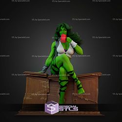 She Hulk With Coffee STL Files
