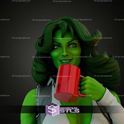 She Hulk With Coffee STL Files