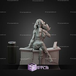 She Hulk With Coffee STL Files