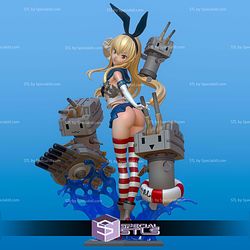 Shimakaze Azur Lane STL Files