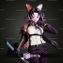 Shinobu Kocho Modern Outfit 300mm STL Files