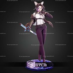 Shinobu Kocho Modern Outfit 300mm STL Files