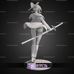 Shinobu Kocho Modern Outfit 300mm STL Files