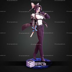 Shinobu Kocho Modern Outfit 300mm STL Files