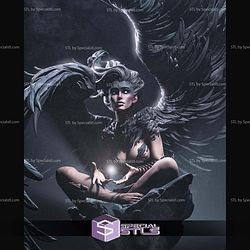 Sphinx Mythology Girl Fanart STL Files