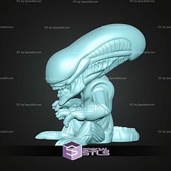 Super Basic STL Alien Xenomorph MultiColor