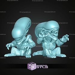 Super Basic STL Alien Xenomorph MultiColor
