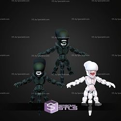 Super Basic STL Alien Xenomorph MultiColor