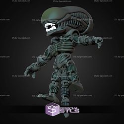 Super Basic STL Alien Xenomorph MultiColor