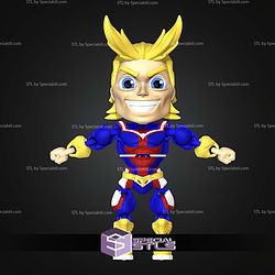 Super Basic STL All Might MultiColor Digital STL Files