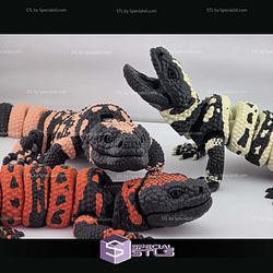 Super Basic STL Articulated Gila Monster