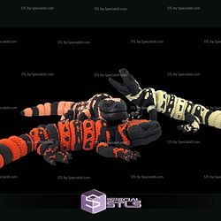 Super Basic STL Articulated Gila Monster