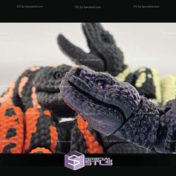 Super Basic STL Articulated Gila Monster