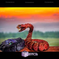 Super Basic STL Articulated Rattlesnake