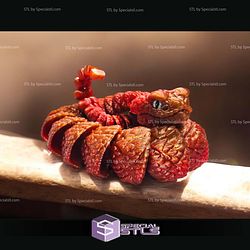 Super Basic STL Articulated Rattlesnake