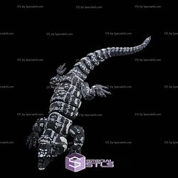 Super Basic STL Articulated Tegu Lizard