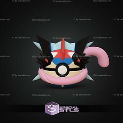 Super Basic STL Ash Greninja Pokeball