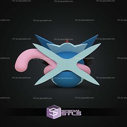 Super Basic STL Ash Greninja Pokeball