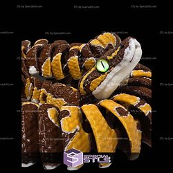 Super Basic STL Ball Python Realistic Flexi Snake