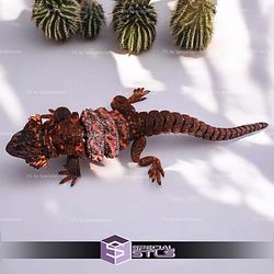 Super Basic STL Bearded Dragon Flexi Lizard