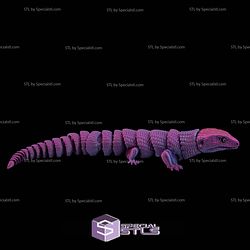 Super Basic STL Blue Tongue Skink Articulated Lizard