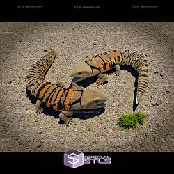 Super Basic STL Blue Tongue Skink Articulated Lizard