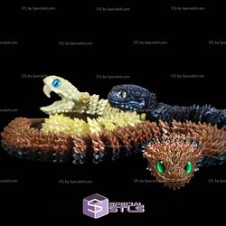 Super Basic STL Bush Viper Flexi Dragon Snake