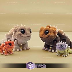 Super Basic STL Chibi Bearded Dragon Articulated