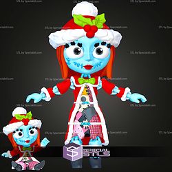 Super Basic STL Christmas Costume Sally MultiColor
