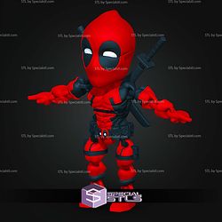 Super Basic STL Deadpool MultiColor