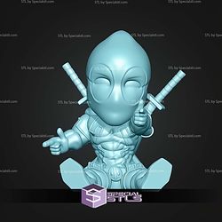 Super Basic STL Deadpool MultiColor