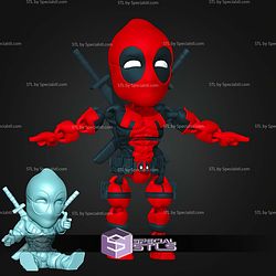 Super Basic STL Deadpool MultiColor