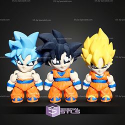 Super Basic STL Dragon Ball Z Minis Pack MultiColor