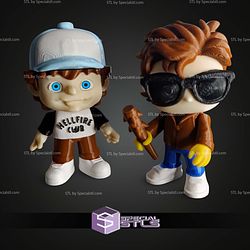 Super Basic STL Dustin and Steve Stranger Thing Multipart