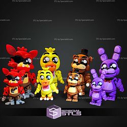 Super Basic STL Five Nights at Freddy Pack MultiColor