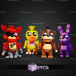 Super Basic STL Five Nights at Freddy Pack MultiColor