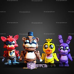 Super Basic STL Five Nights at Freddy Pack MultiColor