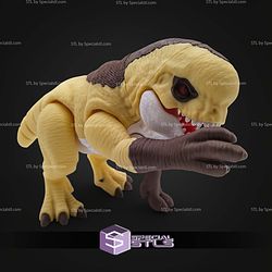 Super Basic STL Flexi Articulated Distortulus Rex